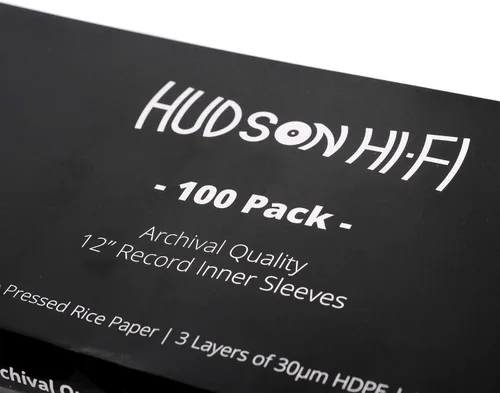 Vista 7 de Hudson Hi-Fi 100 fundas protectoras interiores y 100 exteriores para vinilos y discos, bloquea arañazos, estática, polvo y daños, sin ácidos