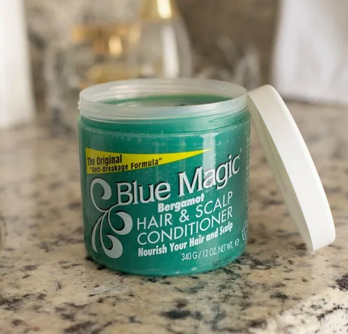 Vista 5 de Blue Magic Acondicionador de bergamota para cabello y cuero cabelludo, 12 onzas (paquete de 3)