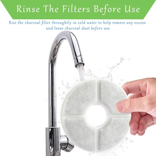 Vista 5 de Rarloner - Filtros de repuesto para fuente de gato, paquete de 8 para fuentes de flores de 1.6 L y la mayoría de dispensadores de agua para mascotas
