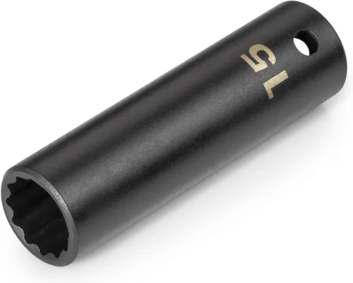 Vista 45 de TEKTON Dado de Impacto de 12 Puntos Poco Profundo de 1/2 Pulgada x 17 mm SID22317