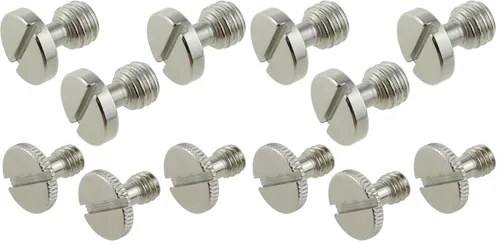 Vista 6 de 6 tornillos de liberación rápida para cámara, 3 tornillos de 3/8 pulgadas y 3 tornillos de cámara de placa de liberación rápida (QR) para trípode