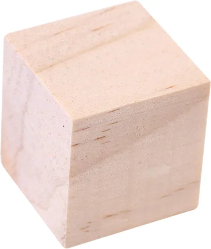 Vista 5 de Natural Wood Cubes, Square Blocks for DIY Crafts Home Decor Kids Toys Smooth SurfaceNonToxic (25mm (10 Pieces))