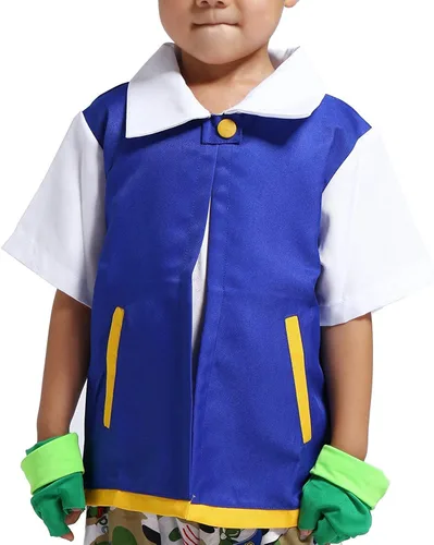 Vista 5 de LAYSHOWCOS Costume Hoodie Cosplay Jacket Shirt Gloves Hat Sets for Trainer