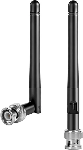Vista 5 de Antena de repuesto UHF BNC macho (paquete de 2) para Sennheiser EW100 EW300 EW500 G3 SKM100 Receptor de micrófono inalámbrico, Slinkdsco