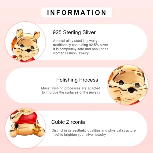 Vista 3 de MITSOKU Dijes de plata de ley 925 para pulseras collares colección de Navidad colgantes colgantes dijes de animales lindos regalo de joyería