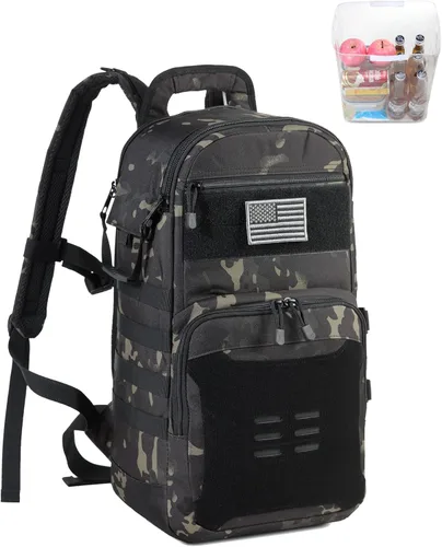 Vista 9 de DBTAC Mochila táctica para el almuerzo, enfriador de almuerzo grande para hombres, mujeres y adultos, mochila enfriadora aislada a prueba de fugas