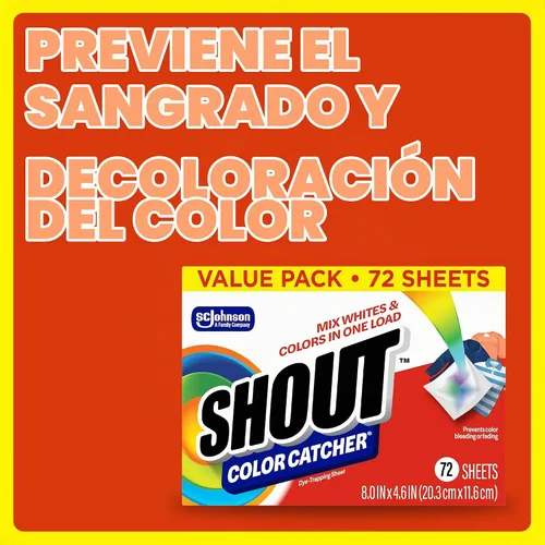Vista 2 de Shout Conservador de color, hojas para atrapar la coloración, 72
