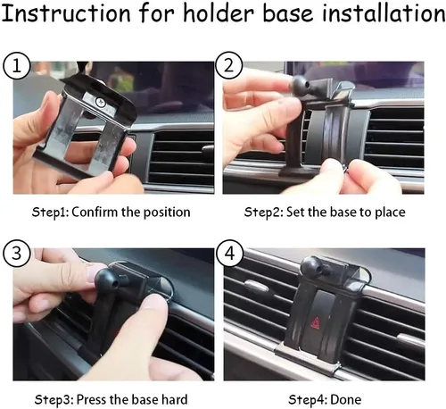 Vista 4 de Soporte para teléfono de coche para Mazda 2014-2018 3 Accesorios de automóvil Soporte de navegación Decoración interior Soporte de teléfono celular