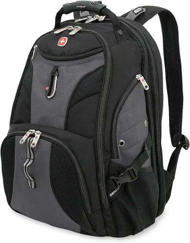 Vista 17 de SwissGear, Travel Gear 1900, Scansmart TSA, mochila para computadora portátil., talla única , Negro