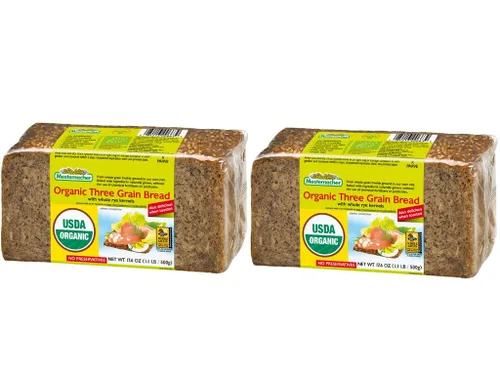 Vista 23 de Mestemacher Pan de Grano Entero (Fitness, 17.6 oz, paquete de 2)
