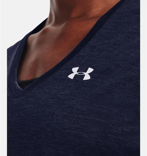 Vista 4 de Under Armour Camiseta de manga corta con cuello en V para mujer