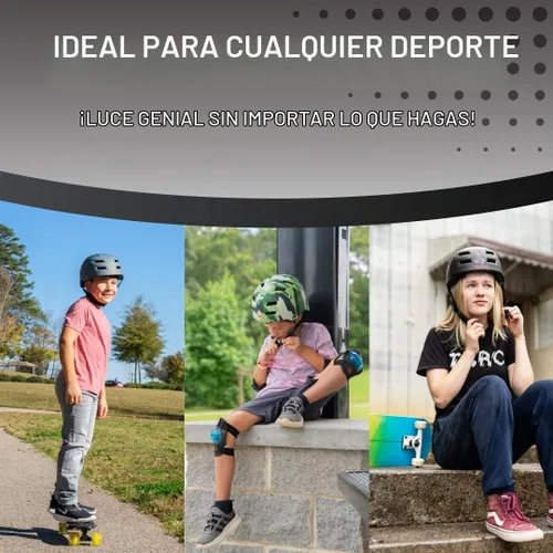Vista 3 de Casco de bicicleta Flybar - Multideporte, certificado dual, ajustable, ligero, para skateboard, patinaje, pogo, scooter eléctrico, snowboard