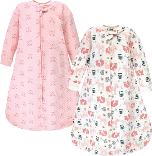 Vista 21 de Hudson Baby Saco de dormir unisex para bebé acolchado premium de manga larga y manta vestible Alce grande