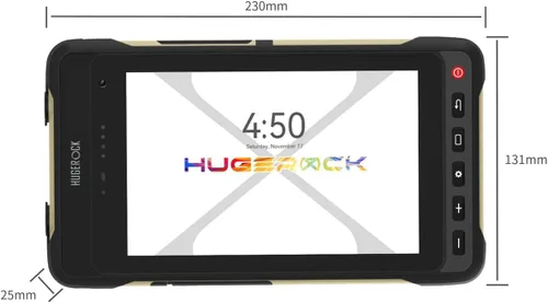 Vista 11 de HUGEROCK X70 Tablet Android resistente 7 pulgadas - 2600nits Tableta GPS de alto brillo para navegación de motocicleta, impermeable a prueba