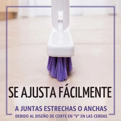 Vista 4 de Set Fuller Tile Grout E-Z Cepillo & Mango de acero telescópico.