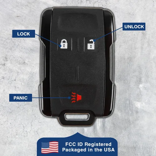 Vista 5 de KeylessOption Funda para llave de coche con control remoto sin llave para M3N-32337100