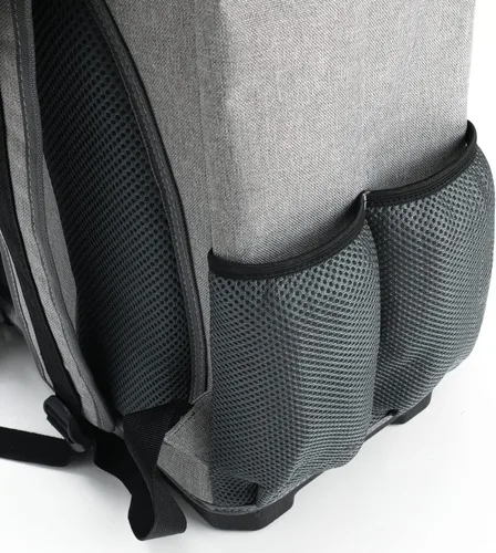 Vista 8 de Mochila de herramientas con compartimento para laptop Bolsas de herramientas resistentes con base moldeada impermeable, soporte trasero acolchado