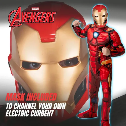 Vista 7 de Jazwares Disfraz de Iron Man Deluxe para niño