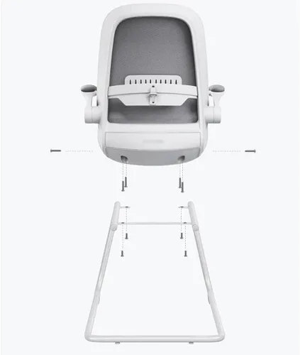 Vista 6 de Sillas de escritorio de oficina, silla de oficina ergonómica cómoda silla de escritorio con reposabrazos giratorio ajustable silla de computadora