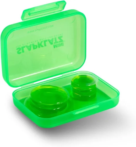 Vista 4 de MINI Drum Gel Dampers – Alien Green – 6 almohadillas en 3 tamaños – Estuche de almacenamiento incluido Verde alien