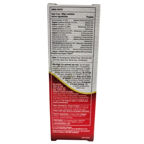 Vista 8 de MediNatura T-Relief - Gel de árnica extra fuerte + 12 activos naturales para aliviar el dolor de espalda, dolor de articulaciones, dolores