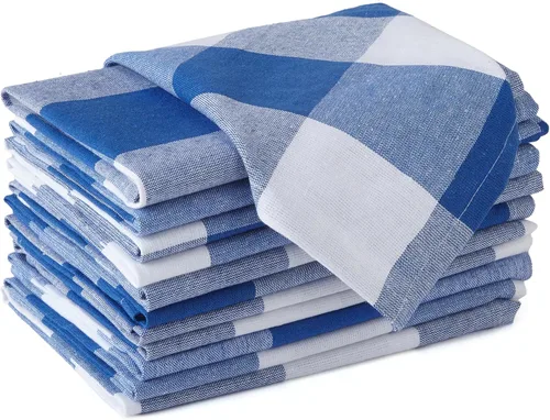 Vista 14 de Encasa XO Juego de 12 servilletas de tela de cóctel Servilletas de mesa de algodón puro Tamaño (9 x 9 pulgadas) Coral Solid Lavable a máquina