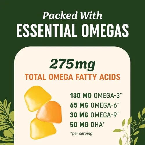 Vista 3 de Omega + DHA gomitas