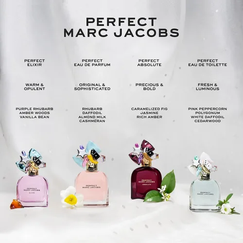 Vista 10 de Marc Jacobs Perfect Eau de Parfum – Floral Women's Perfume – With Notes of Rhubarb, Daffodil