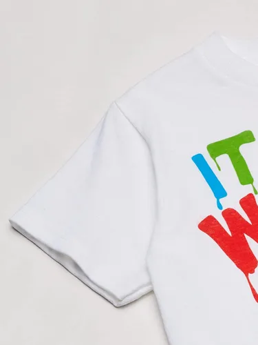 Vista 4 de Curious George Camiseta de manga corta para niño Blanco