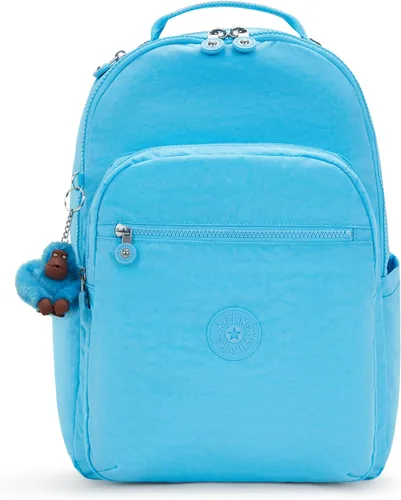 Vista 21 de Mochila Kipling Seoul extra grande para laptop de 17", Grande True Blue Tonal 2