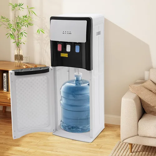 Vista 3 de Dispensador de enfriador de agua de carga inferior para botellas de 5 galones, 3 ajustes de temperatura, caliente (185.0-203.0 °F/185-203℉), frío