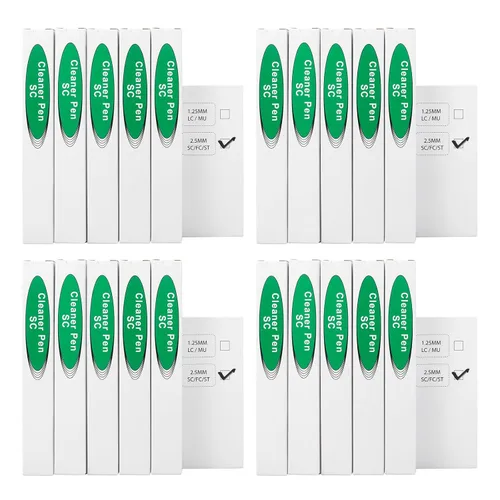 Vista 9 de 1 pc limpiador de fibra óptica Herramientas de fibra óptica Cleaing Pen para LC/MU 0.049 in Conector Más de 800 Limpia la cara del extremo