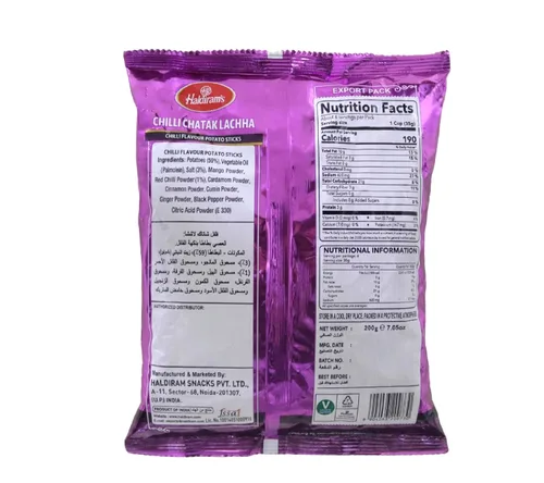 Vista 2 de Haldirams Haldiram Chatak Chatak Lachha - 7.06 Oz, ()