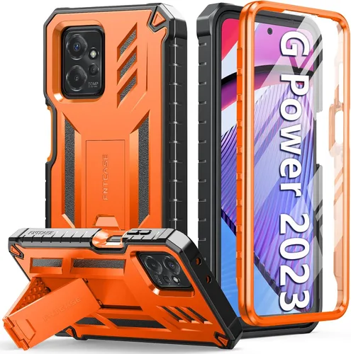 Vista 24 de FNTCASE Funda para Moto G 5G 2023 / Moto G Power 5G 2023 con función atril
