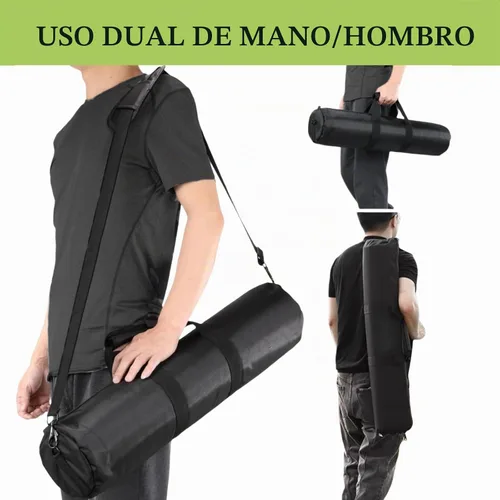 Vista 6 de BLIRITEL Funda de transporte para trípode de 27.6 pulgadas, bolsa de trípode acolchada resistente con correa para el hombro para soporte ligero