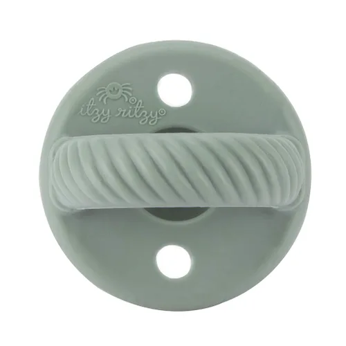 Vista 5 de Itzy Ritzy Chupetes de Silicona para Edades de 6-18 Meses - Los Chupetes Itzy Soother Cuentan con Mango Plegable y Dos Orificios de Aire para Mayor