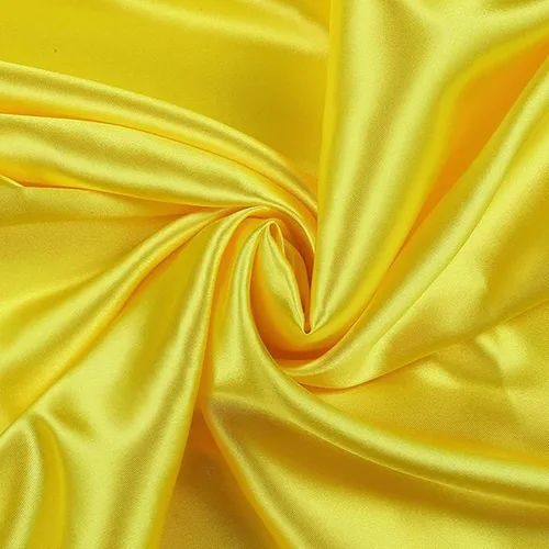 Vista 30 de Tela de satén de 2 yardas, color liso para vestidos de novia, manualidades de moda, disfraces, decoración, satén sedoso, 44 pulgadas