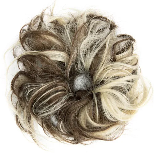 Vista 2 de Extensiones de moño de cabello desordenado, moño de cabello con coletero, recogedor
