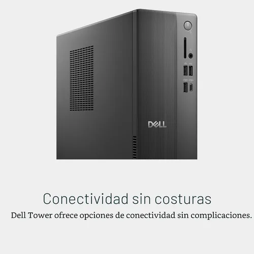 Vista 2 de Dell Slim Desktop ECS1250 - Procesador Intel Core i3 14100, 8 GB de RAM DDR5, SSD de 512 GB, WiFi 6, gráficos Intel UHD 730, Windows 11 Home