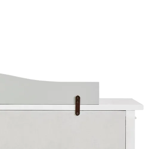 Vista 8 de Evolur Universal Collection - Bandeja cambiadora, elegante, duradera en Akoya Grey Pearl