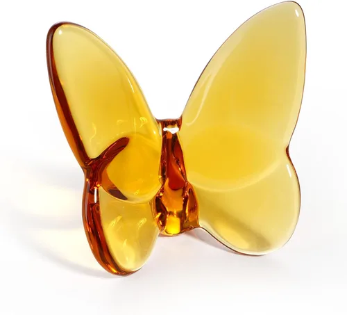 Vista 12 de Lioaeust Estatuas de Mariposa de Cristal, Figura de Mariposa Voladora Decoración de Mariposa de Cristal de Vidrio Tallado Estatua de Animal