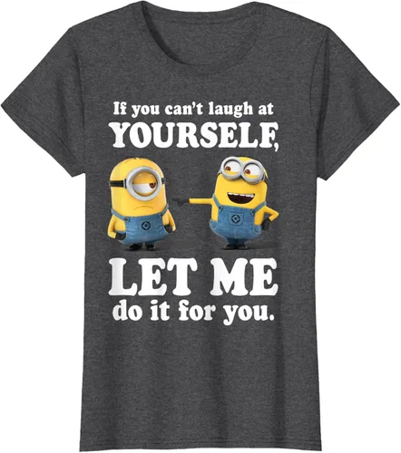 Vista 6 de Camiseta gráfica de Minions de Mi villano favorito: Ríete de ti mismo Negro