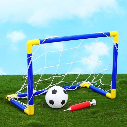 Vista 2 de Red de fútbol para niños, porterías de fútbol para niños, mini juguetes plegables para exteriores