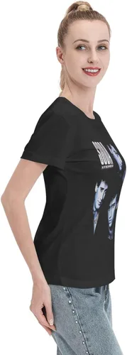 Vista 5 de Soda Stereo T Shirts Women's Loose Fit Casual Cotton Comfort Crew Neck Short Sleeve Tees Clothing
