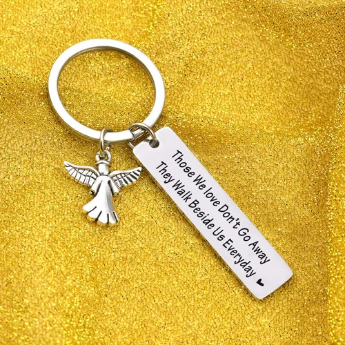 Vista 2 de 7RVZM - Joyería conmemorativa para madre con pérdida de padre, regalo de simpatía en memoria de mamá, regalo para papá, regalo conmemorativo