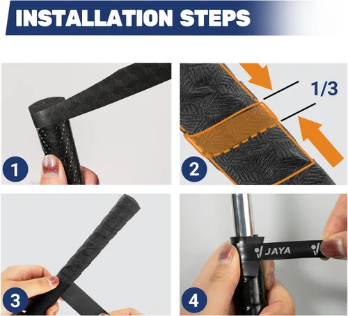 Vista 6 de JAYA Golf Grip Wrapping Tape – Regrip Your Clubs in 1 Minute, PU Overgrip, No Solvent Needed, 3 or 15 Pack