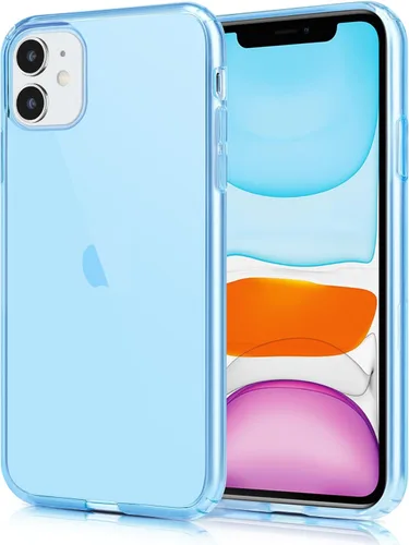 Vista 18 de JJGoo Funda compatible con iPhone 11, color negro transparente, suave, absorción de golpes, antiarañazos, a prueba de golpes, funda protectora