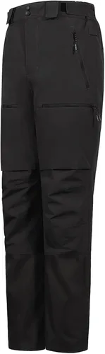 Vista 7 de Pioneer Camp Pantalones de esquí para hombre, pantalones de snowboard aislados, impermeables, pantalones de nieve para hombre, con peto desmontable