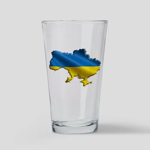 Vista 11 de CafePress Glory To Ukraine - Vaso de pinta (16 oz)