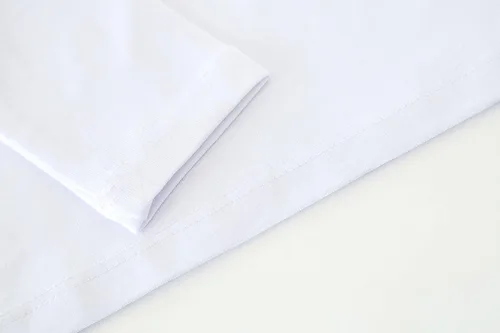 Vista 7 de Lilax Camiseta básica de algodón de manga larga con cuello redondo para niña